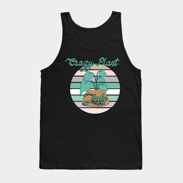 Crazy Plant Lady Gardening Tank Top by TheBestHumorApparel